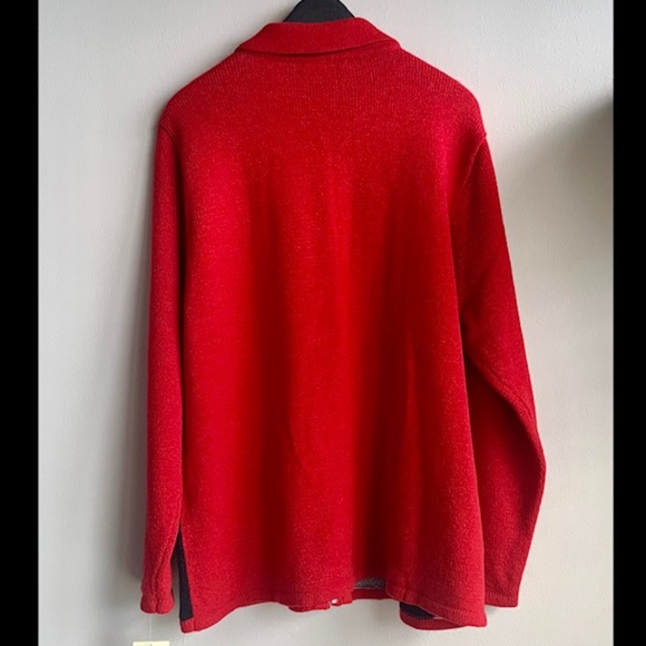 ALLISON DALEY Full Zip Check Sweater Jacket SIZE 2X NWT - Picture 4 of 7